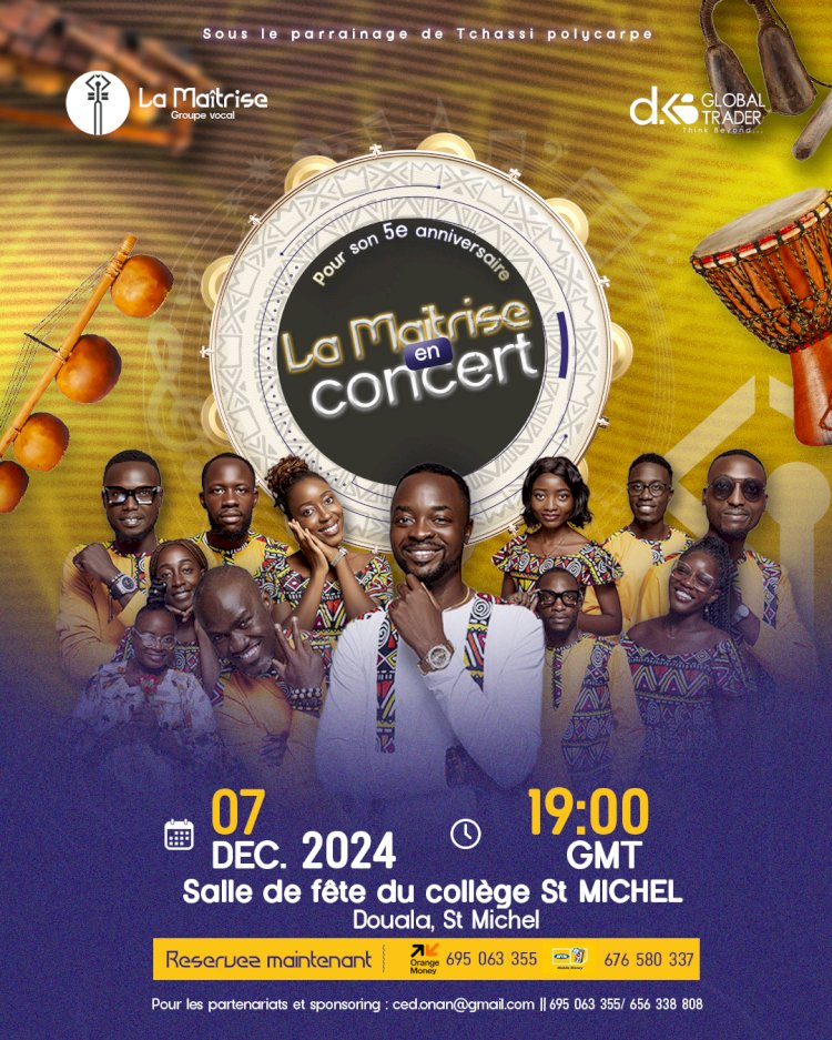 Le Groupe Vocal la Maitrise en concert ce 07 Décembre 2024